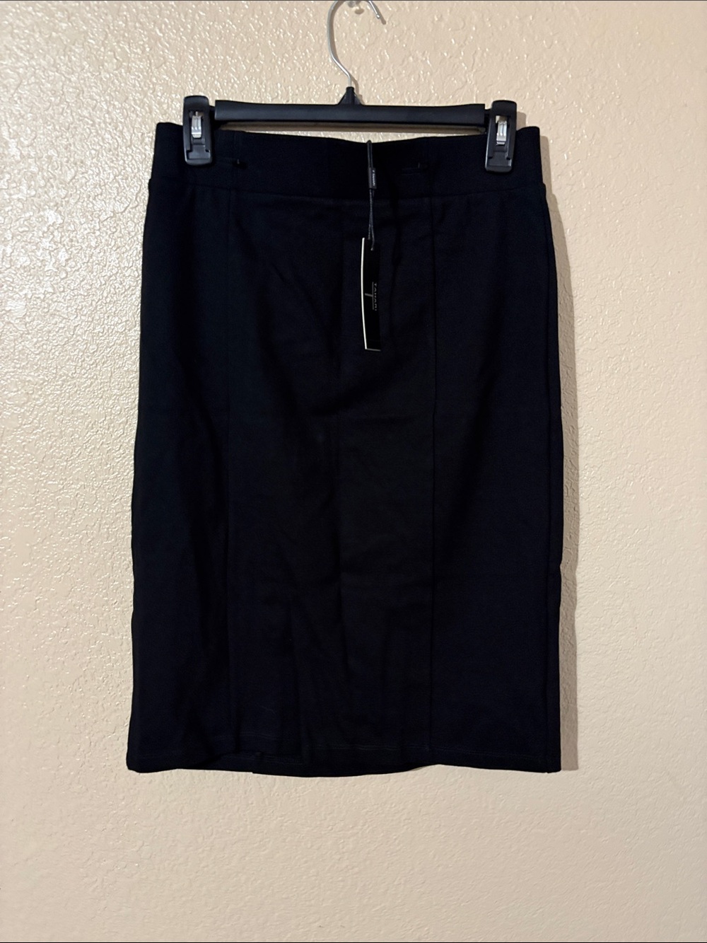 NEW TAHARI Black Pencil Skirt Size Petite Small